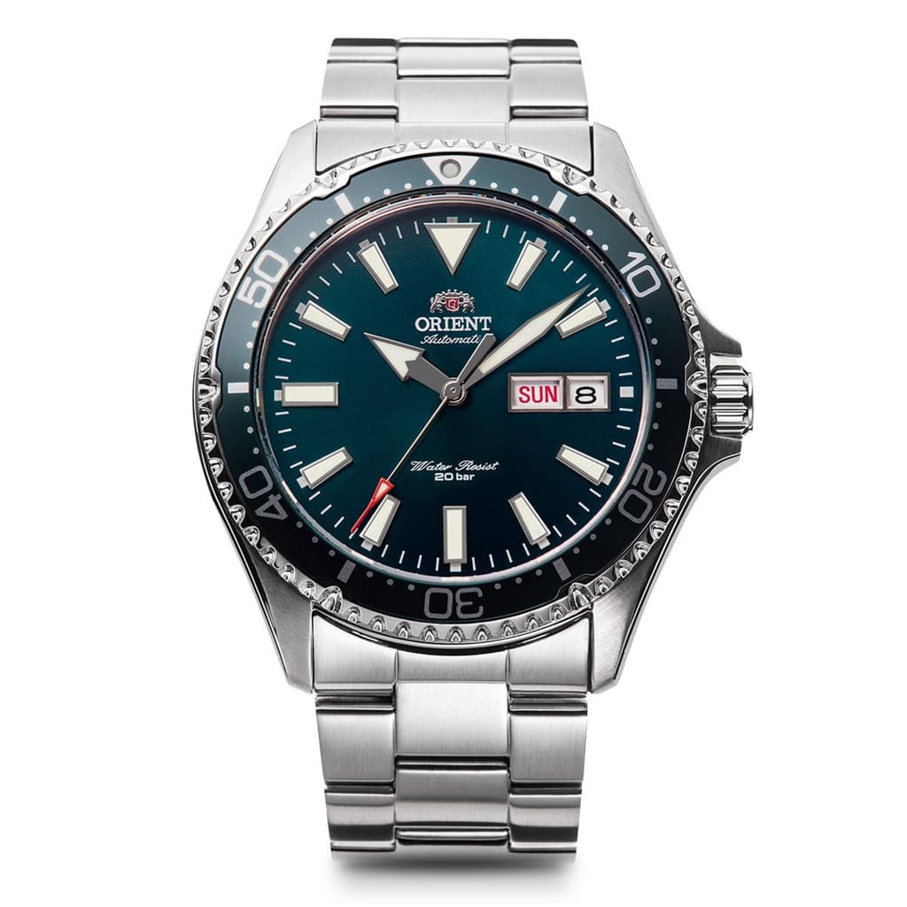 [ORIENT]ORIENT Mako relógio automático mecânico com do fabricante nacional RN-AA0808E masculino verde