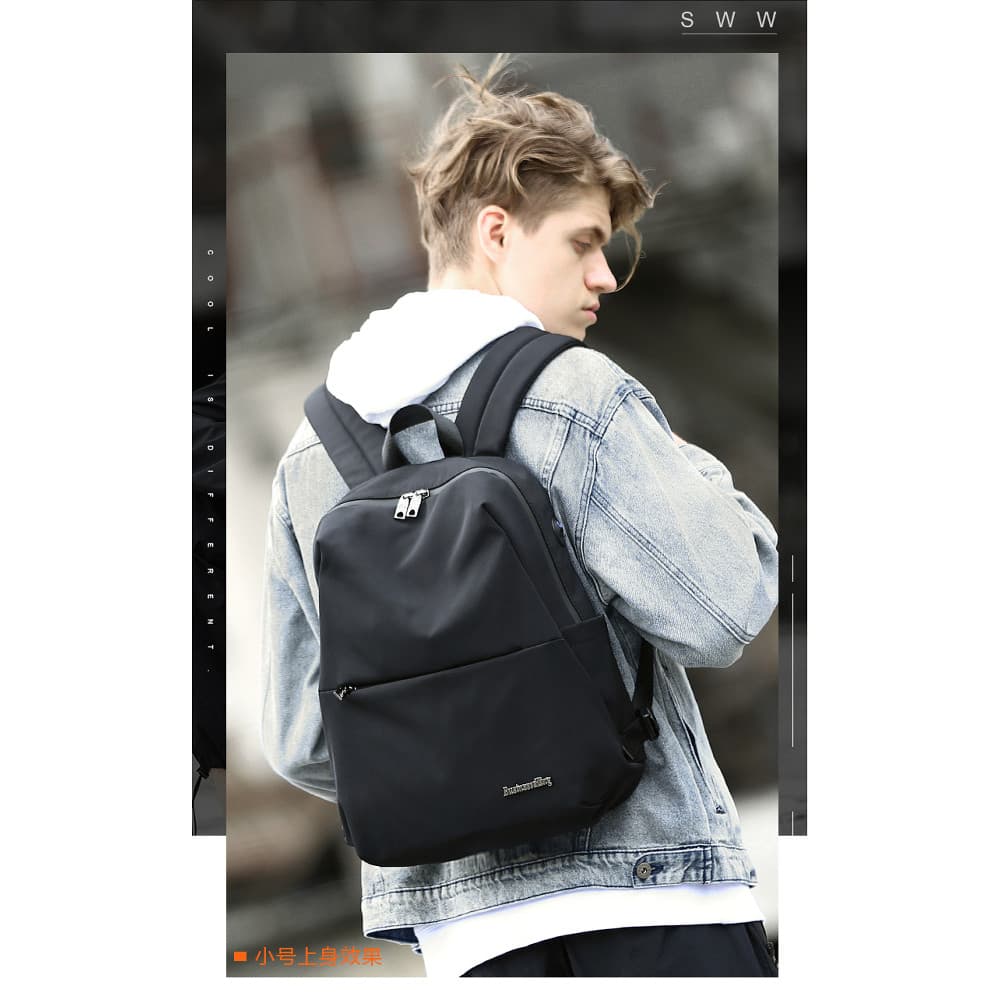 Business King Mochila Masculina Mochila Casual Grande Capacidade À Prova D 'Água Oxford Pano Bolsa Escolar 47cm Bolsa de