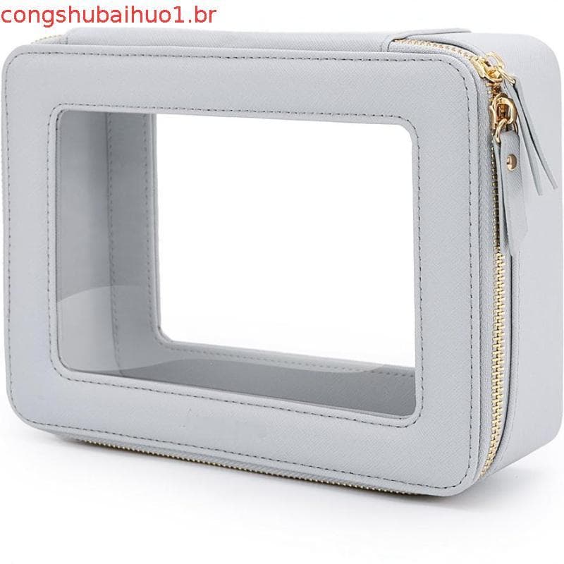Organizador De Bolsa De Maquiagem Transparente Aveniee , Higiene Para Viagem , Estojo De Cosméticos Mulheres Organizador