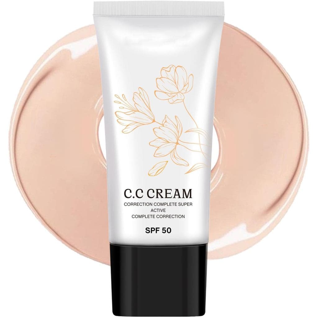 CC Cream Coreano que Muda de Cor, CC Cream Coreano com FPS 50, CC Cream Coreano Autoajustável para Pele Madura, CC Cream