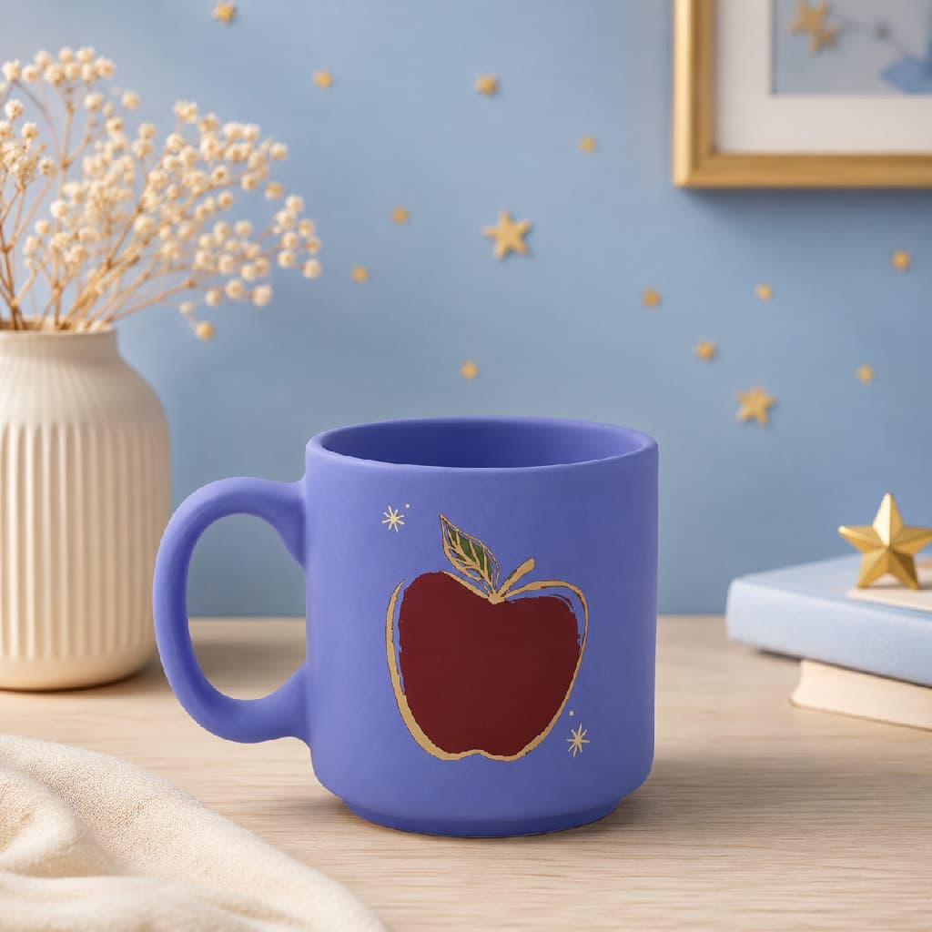 Caneca Mini Branca de Neve Golden Disney de Cerâmica 100 mL