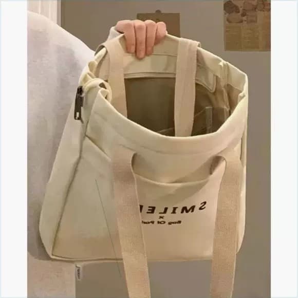 Bolsa Tote para estudantes do ensino médio, bolsa para transporte de livros, grande capacidade, estudantes do ensino méd
