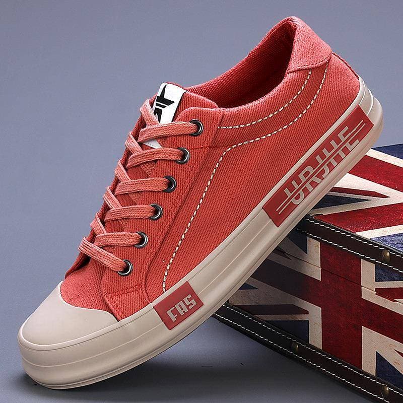 Sapatos de lona masculinos na moda All-Match 2024 primavera verão novos sapatos casuais tênis cor combinando baixo-Top r