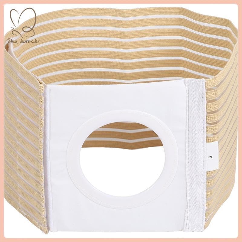 [elva_burns.br] Cinto Abdominal De Ostomia Suporte De Cintura Para Usar No Estoma Consertar Bolsa E Prevenir Hérnia Para