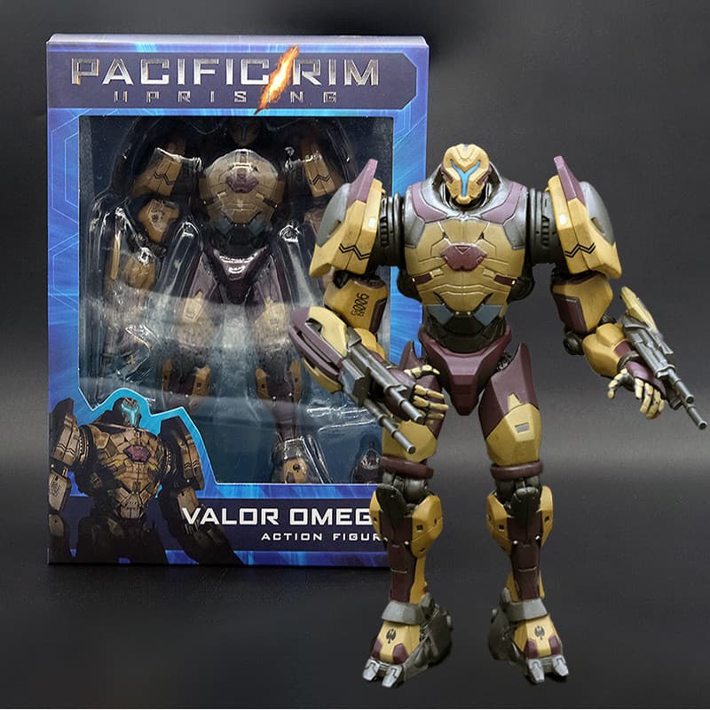 Herói Mecha Omega de Pacific Rim, Drone de Produção em Massa, Jax, Modelo de Figura Mecha Super Articulada