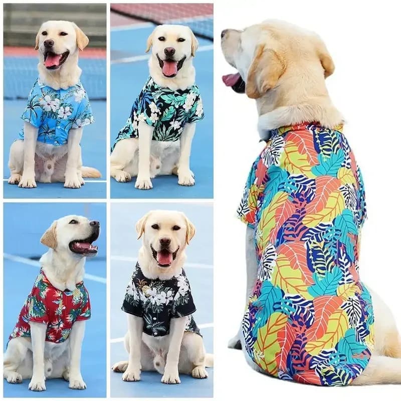 Roupas de Verão para Cães, Vestuário para Animais de Estimação, Camisa para Filhotes, Camisas Cães na Primavera, Bl