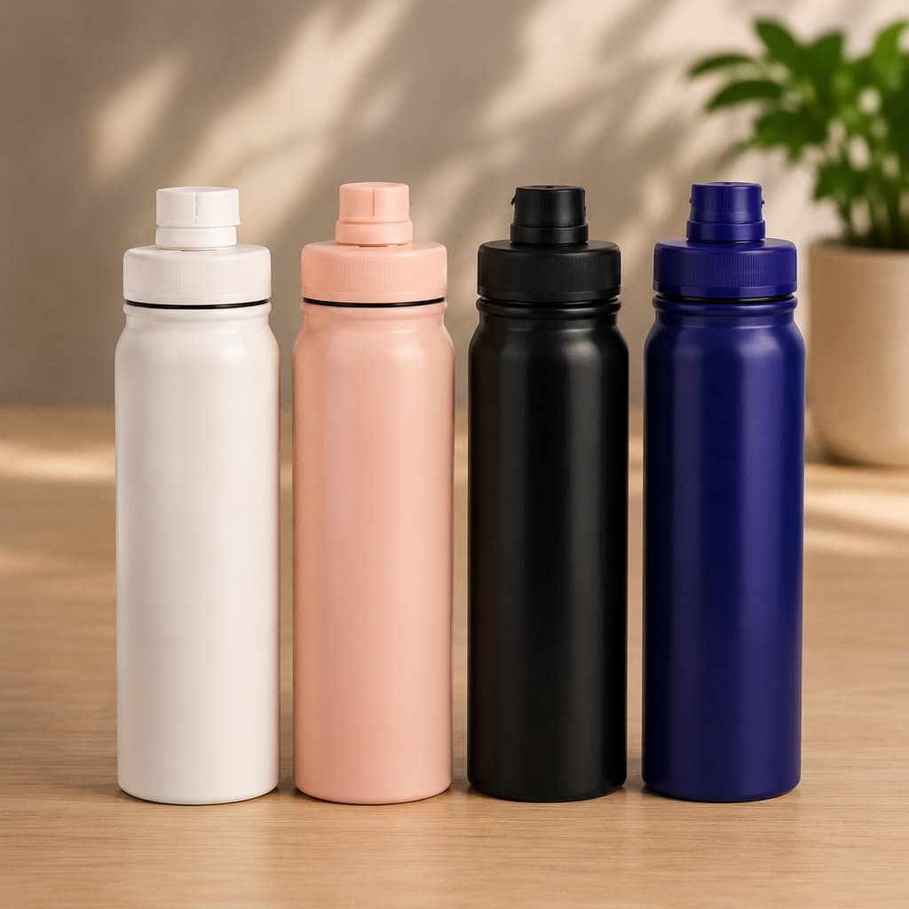 Garrafa Térmica Inox 800ml Parede Dupla – Água Gelada Quente Frio | Academia Trabalho Viagem Com Alça