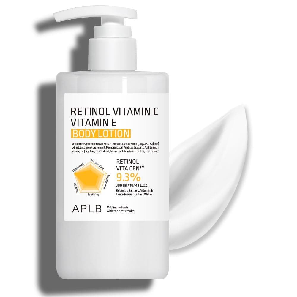 Loção Corporal Hidratante de Alta Qualidade com Retinol, Vitamina C e Vitamina E | RETINOLVITACEN ™ 9,3%10,14FL.OZ/Korea