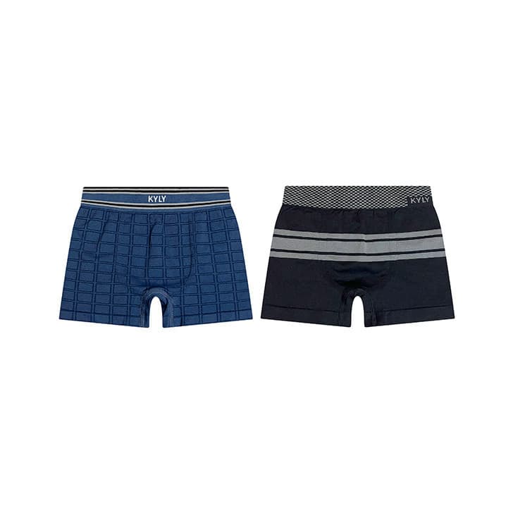 Kit com 2 Cuecas Boxer Infantis Kyly# 1000 - KELLYNHA
