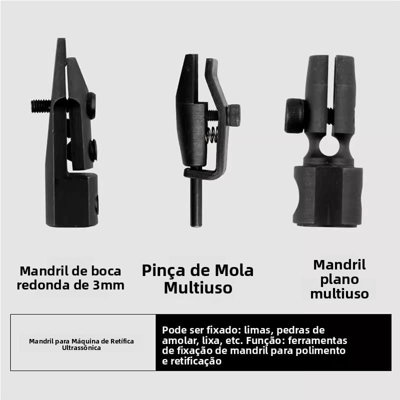 Acessórios para esmerilhadeira pneumática, mandril universal para esmerilhadeira de 3mm, suporte para lixa de esmerilhad