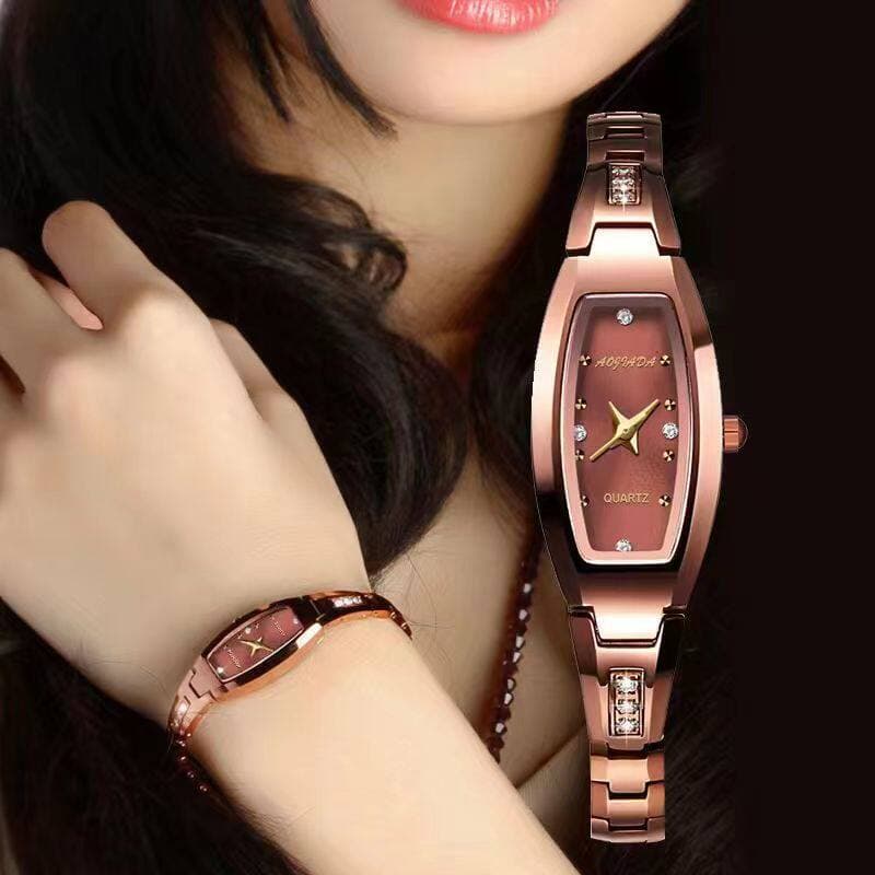 Relógio feminino moda Relógio Feminino Quartz Relógio Feminino Dourado/Rosé Swiss genuíno autêntico mecânico aut
