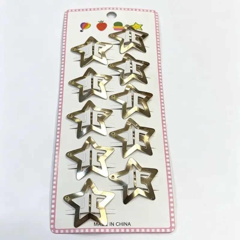 KIT 10/20/30 Clipe De Estrela Dopamina Para Meninas E Crianças Grampo De Cabelo Acessórios Da Moda Estilo Estrela