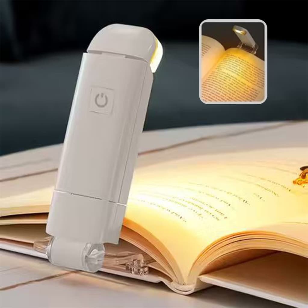 LED Book Reading Light Adjustable Brightness USB Eye Protection Clip Portable Bookmark Light,coco