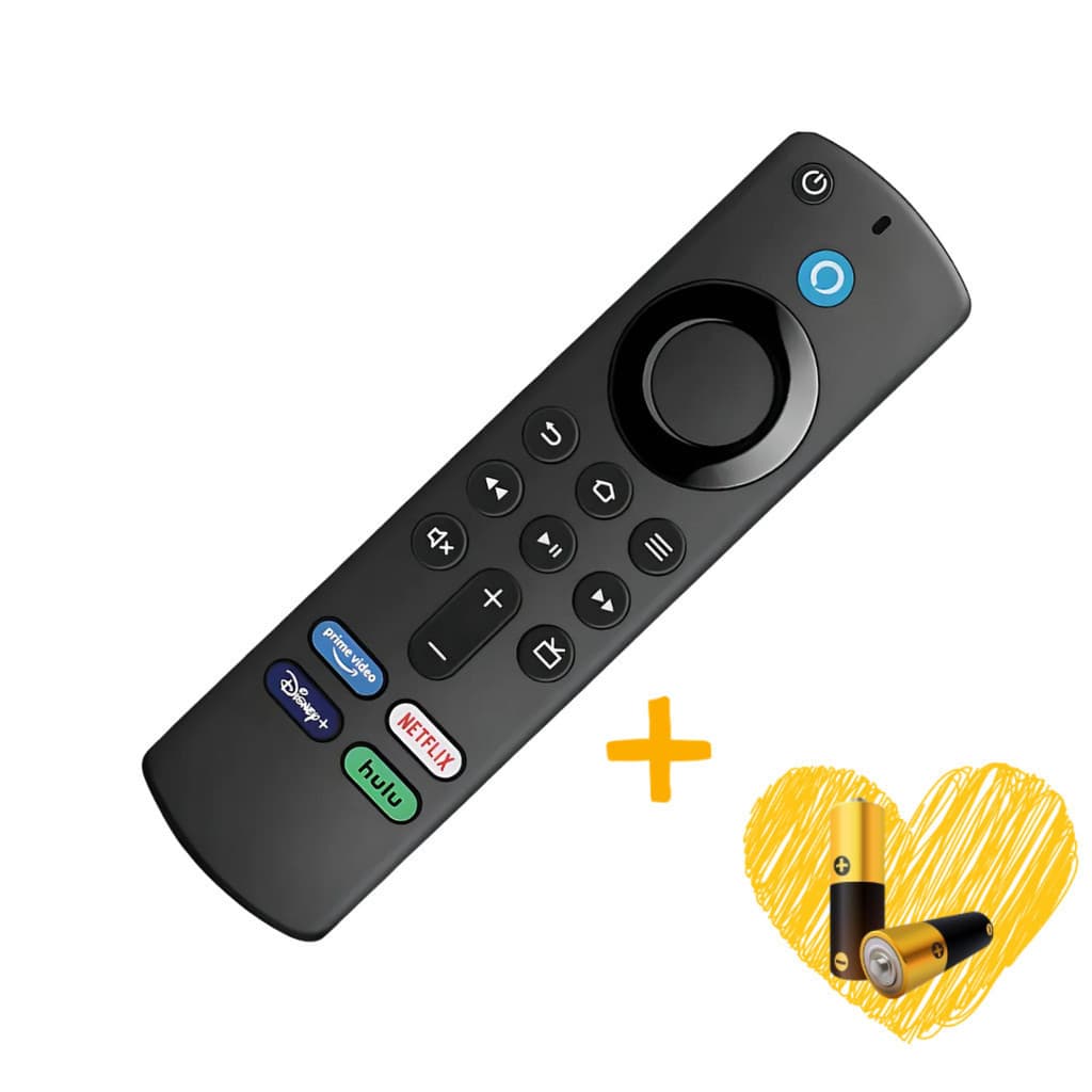 Controle Remoto Para Fire Tv Stick Full Hd Geração Alexa + Pilhas