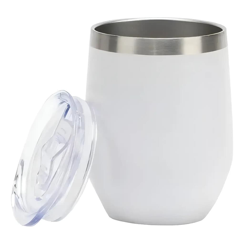 Copo Cuias Térmicas 350ml Com Tampa Anti Vazamento Cor Vermelho Liso