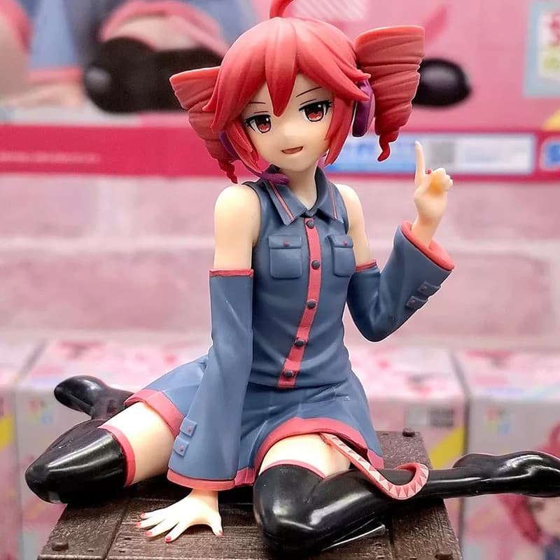 Original SEGA Utau Kasane Teto Premium Chokonose Figura De Ação PVC Modelo Coleção Anime Estatueta Presente Aniversário