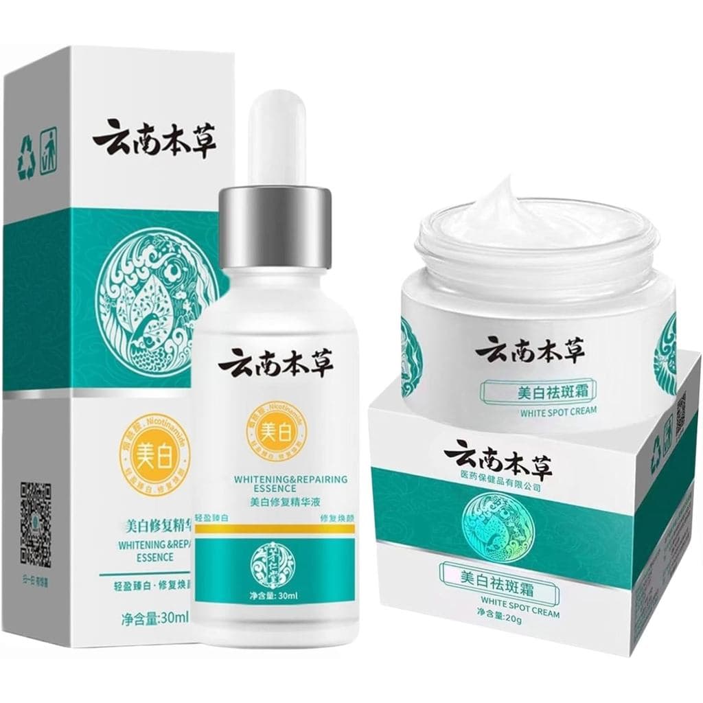 Creme Japonês para Melasma e Sérum Facial Anti-Manchas, Creme Coreano Anti-Manchas, Conjunto de Cuidados com a Pele Core