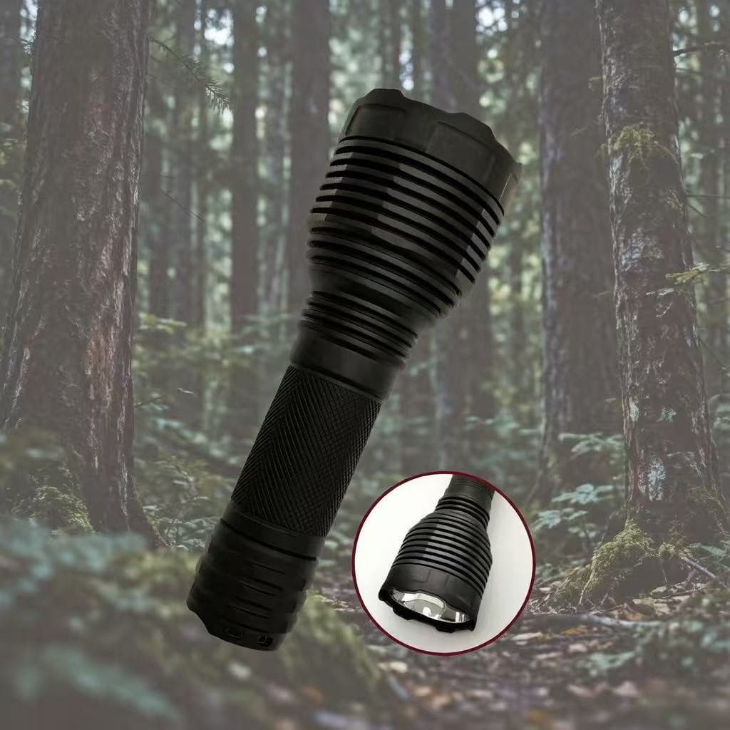 DIY lanterna escudo luz forte liga de alumínio lanterna SST40 LED armazém integrado liga de alumínio lanterna de longo a
