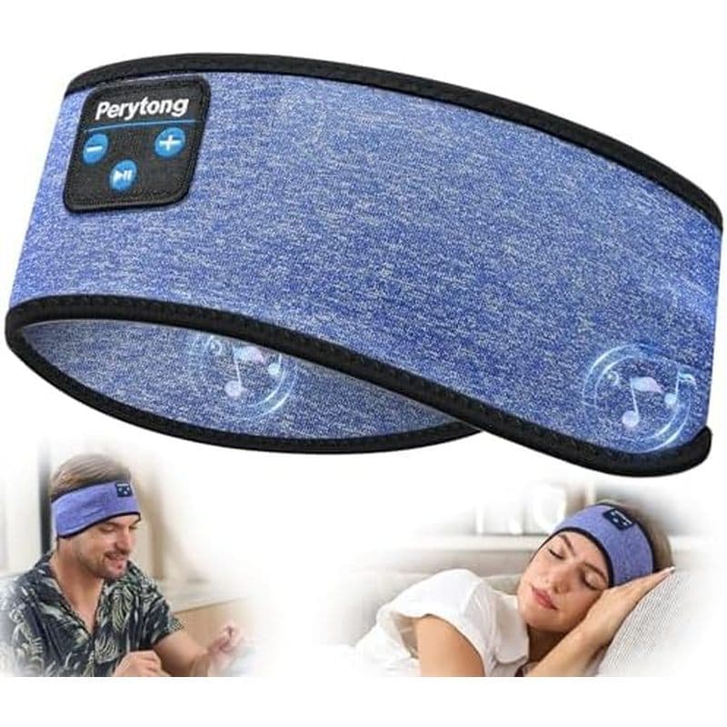 Perytong Sleep Headphones Bluetooth 5.4 Tiara , Fones De Ouvido Esportivos Sem Fio Resistentes Ao Suor Fone Para Dormir
