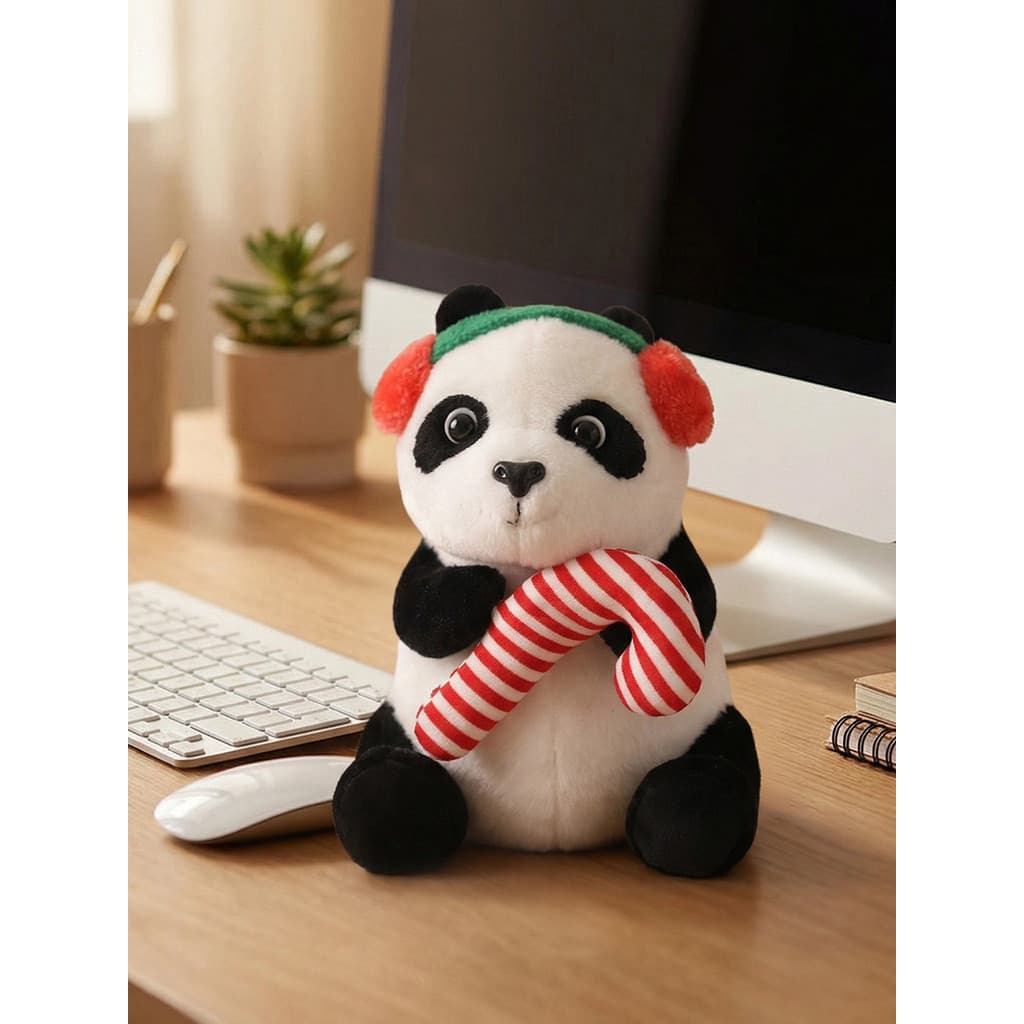 Bonito crianças Panda brinquedo de pelúcia presente aniversário boneca boneca computador Desktop decoração meninos menin