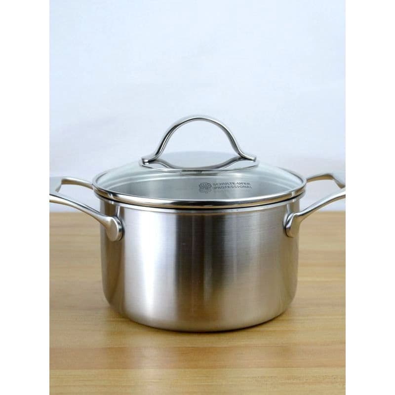 Uso pessoal tipo comida para uma pessoa espessada 304 aço inoxidável panela de café da manhã macarrão cozinhar fritar pa