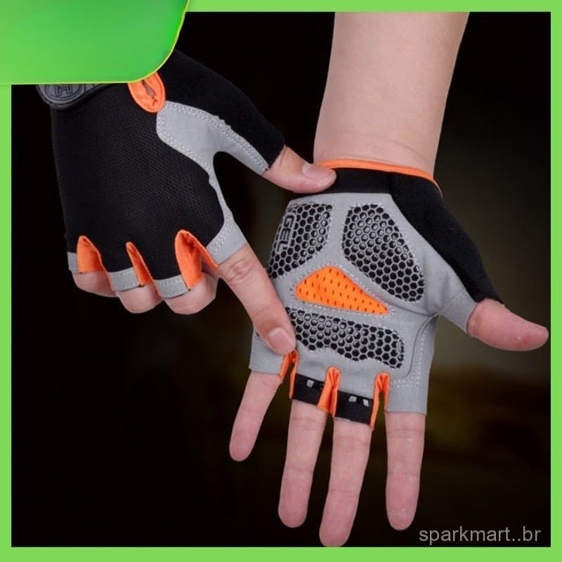 Luvas antiderrapantes de ciclismo esportivo para ginástica e fitness