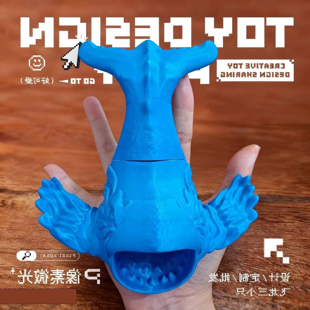 Maya Beast Deep-Sea Beast Kun Plu Sea Monster Toy Sea Eater Toy Figura Modelo de tamanho grande