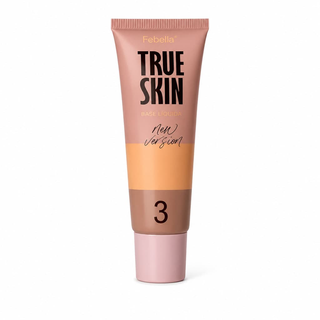 Base Líquida Febella True Skin Acabamento Natural 03