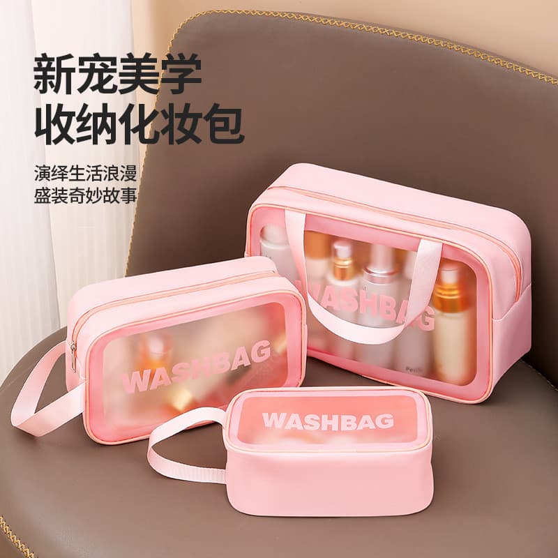 Grande capacidade engrossado saco de higiene pessoal saco de armazenamento portátil saco de cosméticos feminino portátil