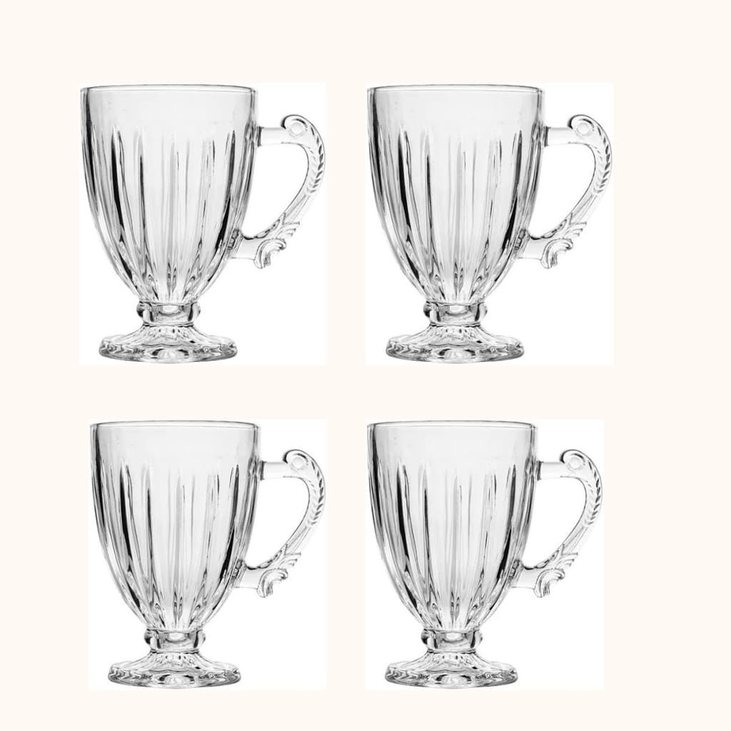 CJ 4 XICARAS CRISTAL CAFÉ 100ML