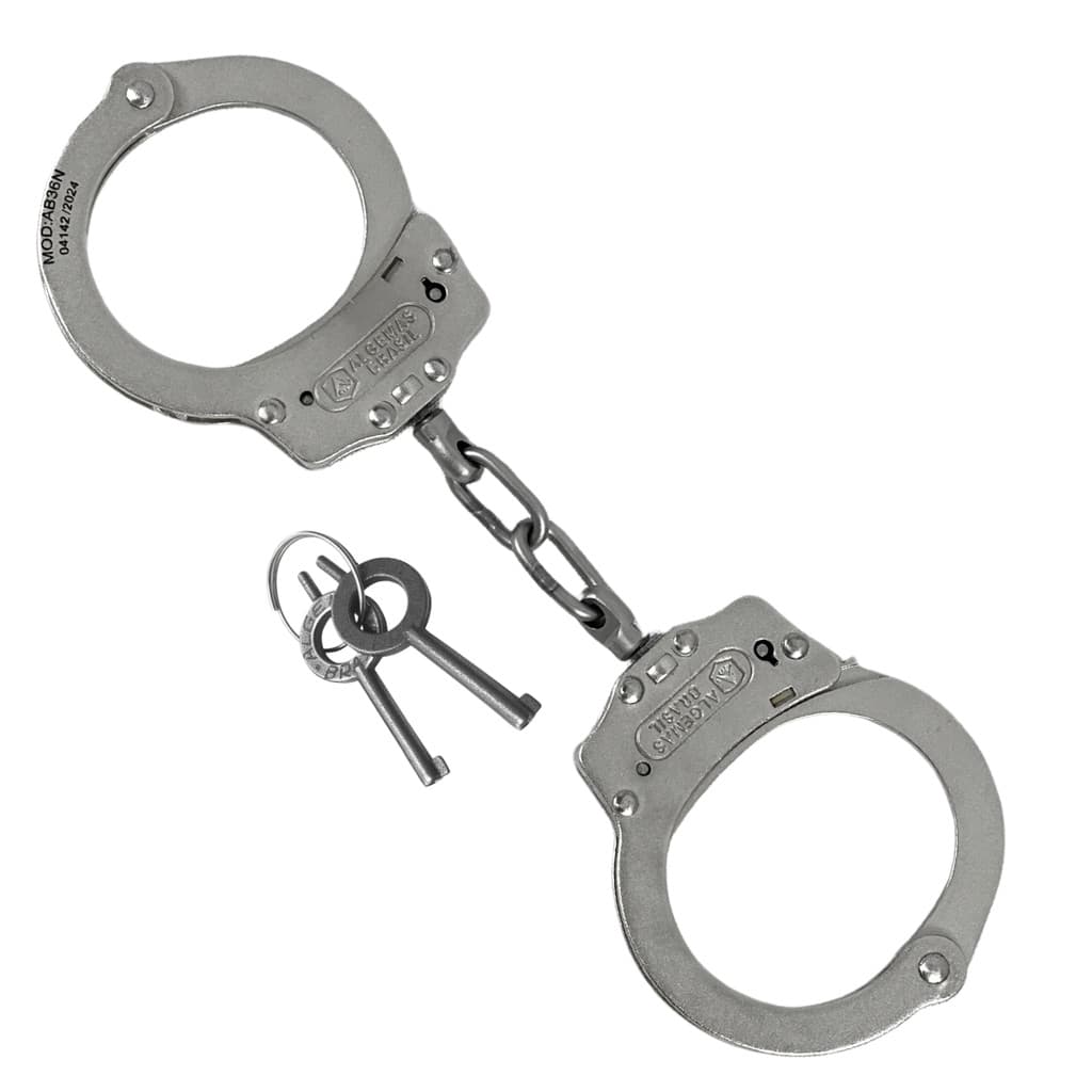 Algema Niquelada em Aço Carbono 1020 Algemas Brasil
