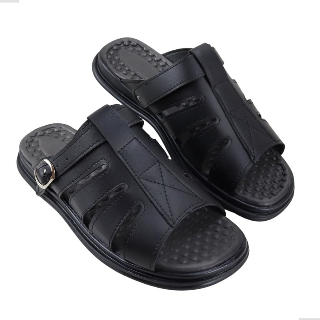 Sandália Masculina Ortopédica Casual Confortável com Solado Antiderrapante