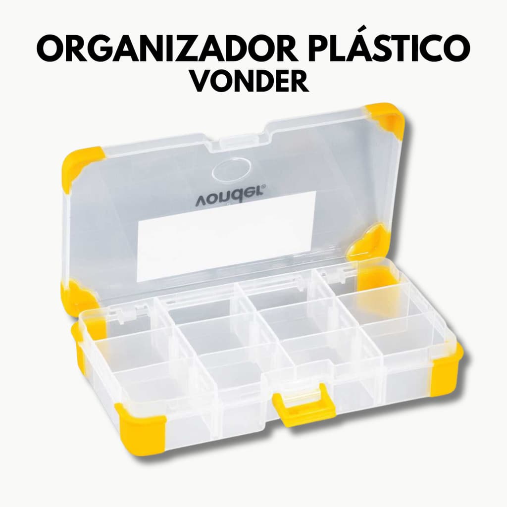 Organizador Plástico Vonder OPV60 – Prático e Resistente para Ferramentas e Peças