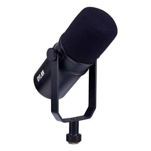 Microfone Dylan Dm-8 Podcast Vocal Profissional Xlr/usb-c Preto