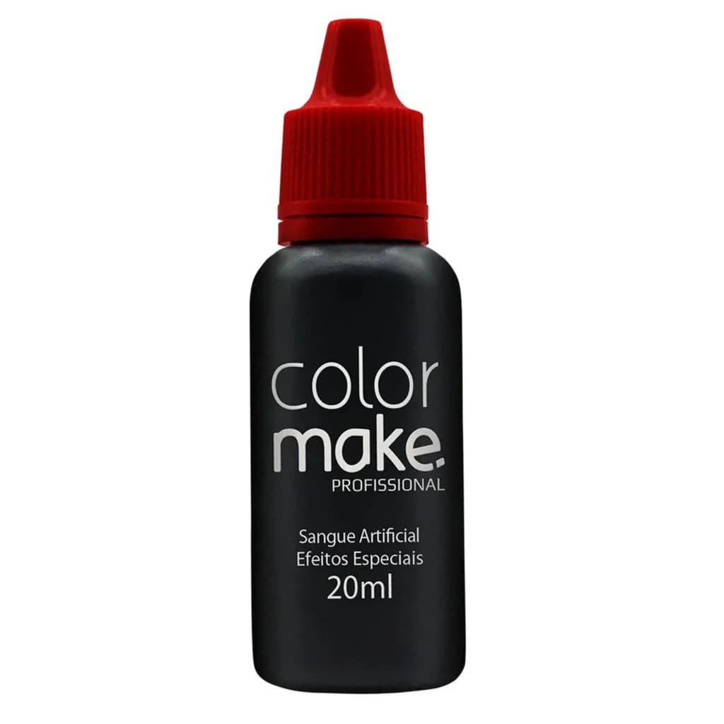 Sangue Artificial Falso Fake Machucado Halloween Colormake Bisnaga 20ml