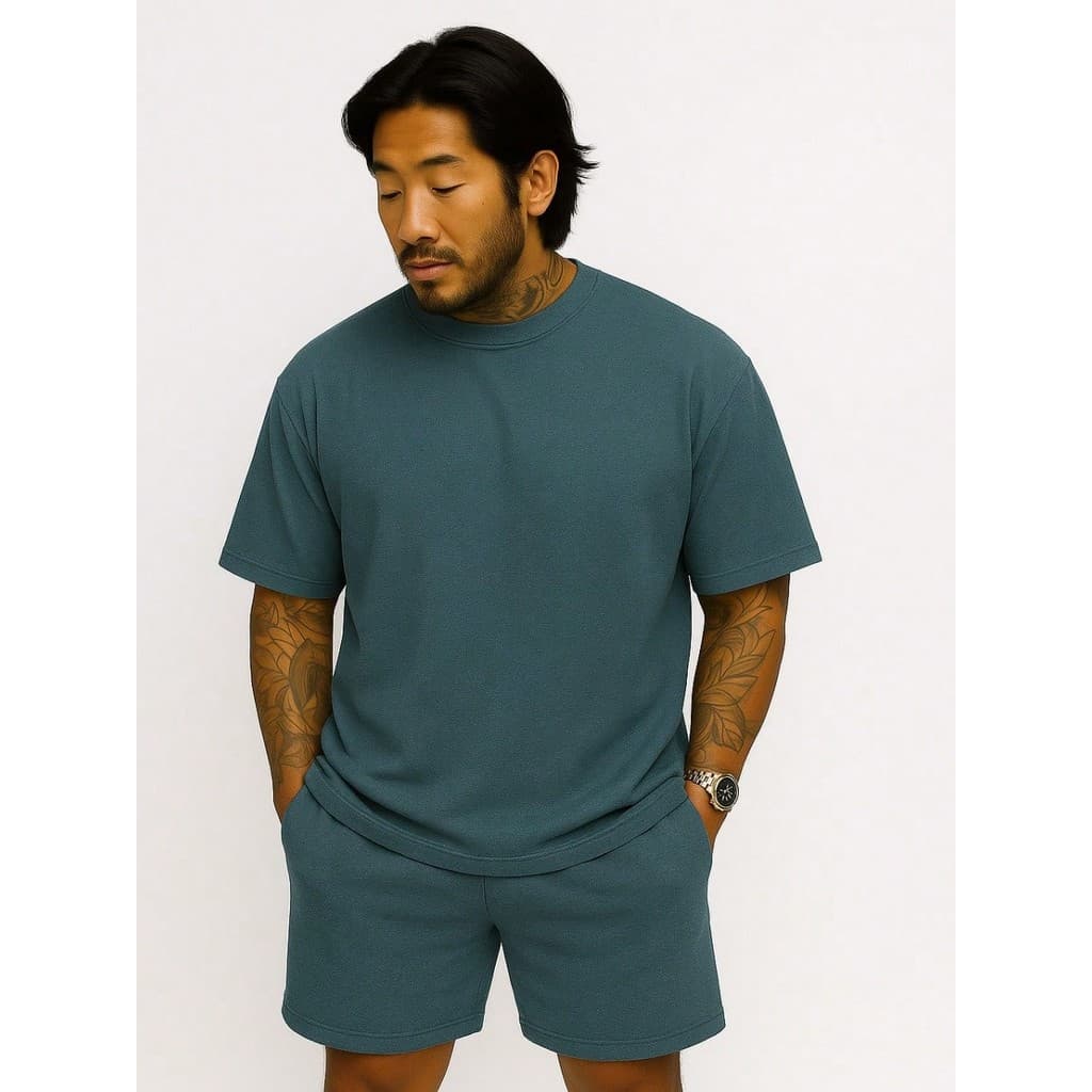 CONJUNTO OVERSIZED BERMUDA E CAMISETA