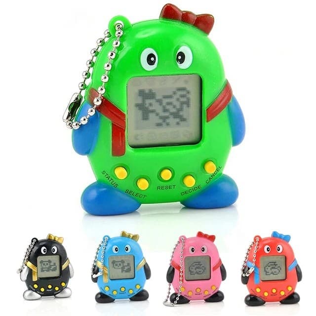 Bichinho Virtual Tamagotchi Original Egg 168 Bichos Em 1 Nostálgico Pet Virtual Mini Game Virtual Rakuraku Dinokun Envio