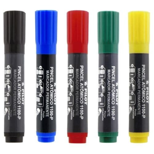 Pincel Atômico Marcador Permanente 1100-P Recarregável Pilot