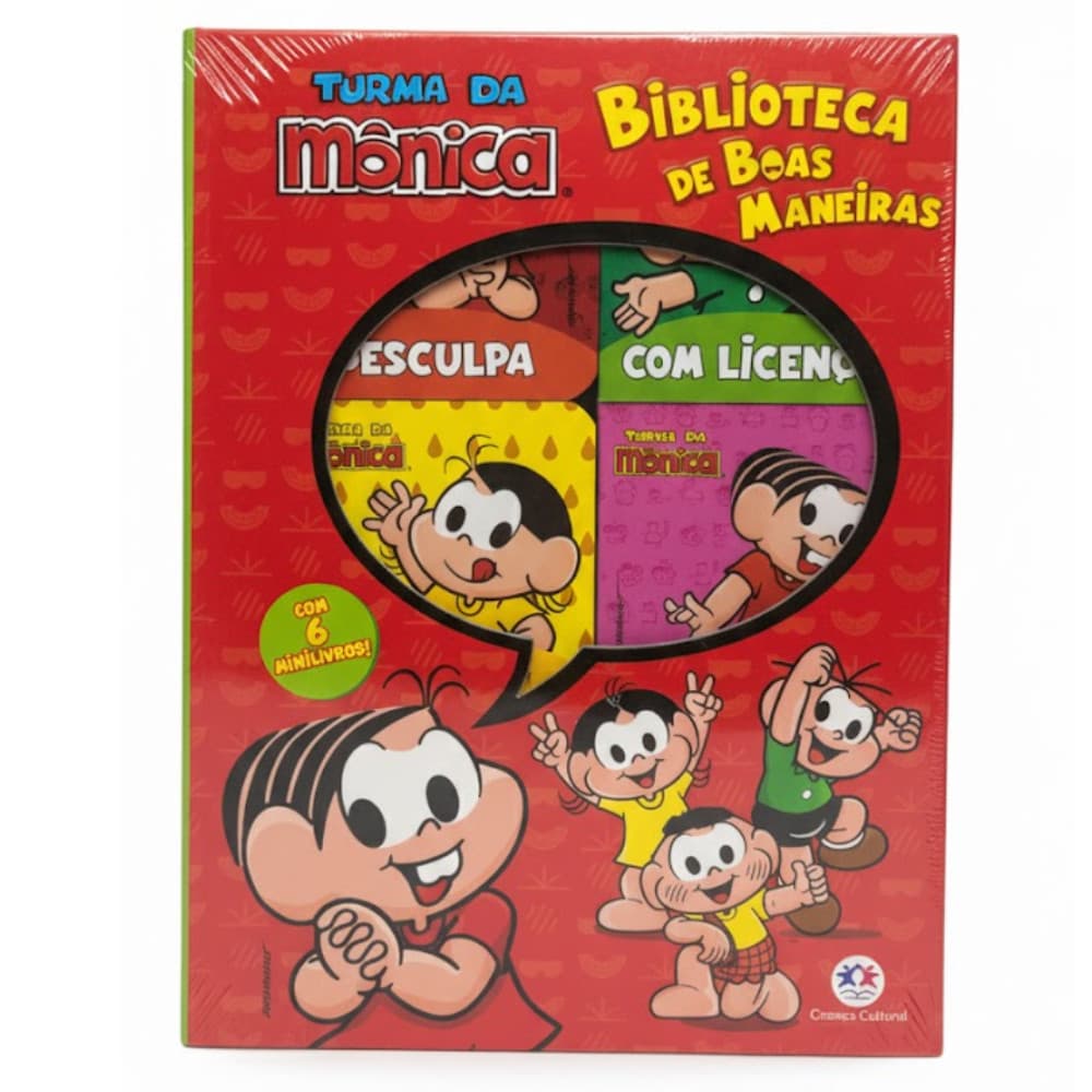 Box Turma Da Mônica Biblioteca De Boas Maneiras 6 Minilivros