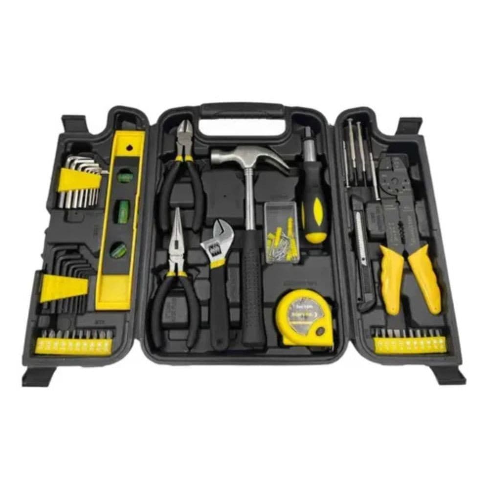 Kit Jogo Ferramentas Completo Maleta 126 Peças Chaves