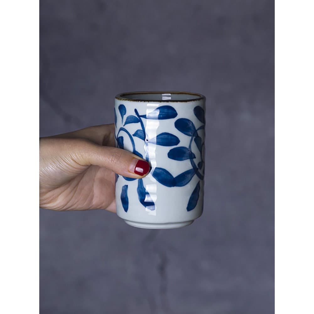 Estilo japonês quatro estações Underglaze cor copo de mesa cerâmica copo de água único xícara de chá cerveja copo de caf
