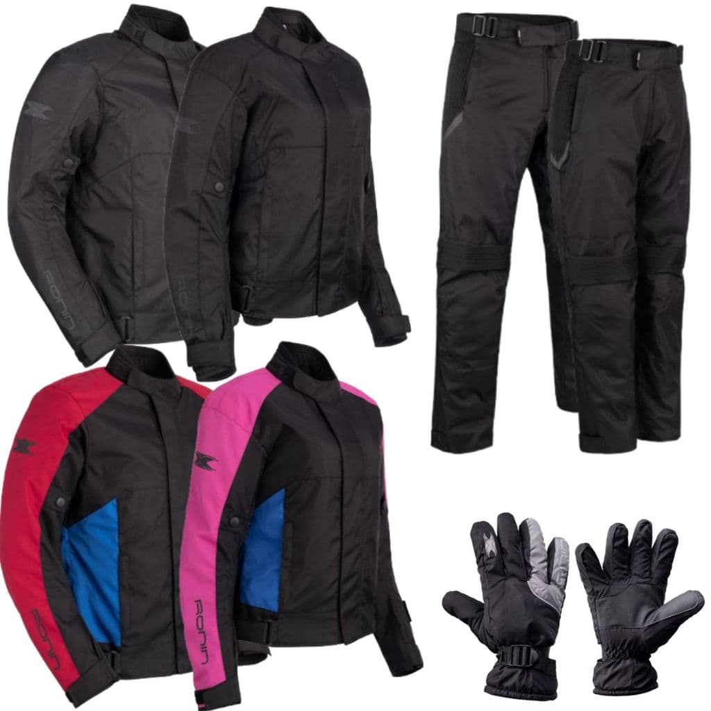 Roupa De Motoqueiro Jaqueta Calça Luva Texx Ronin Motociclista Casaco Frio Chuva Motoboy