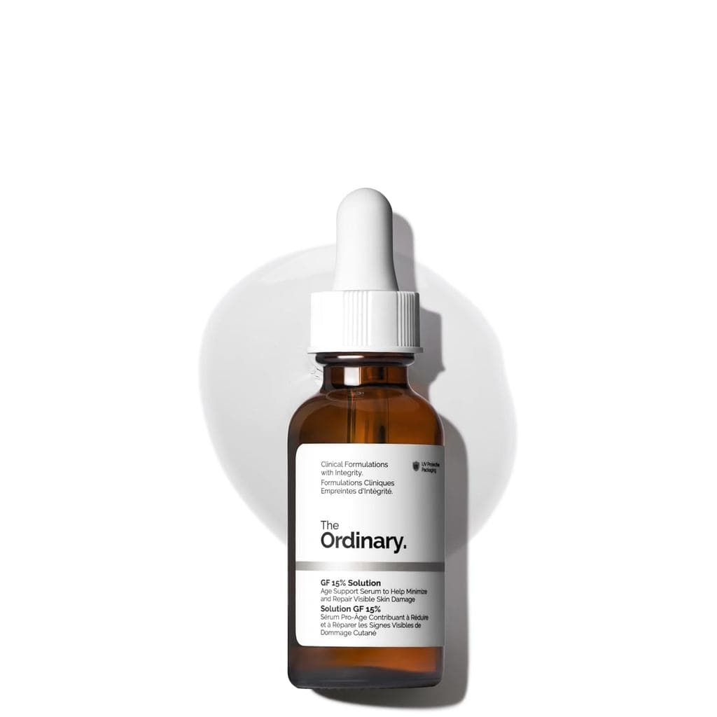 The Ordinary GF 15% Solution, Fórmula Anti-Envelhecimento para Reparação de Rugas e Linhas Visíveis, 1 Fl Oz