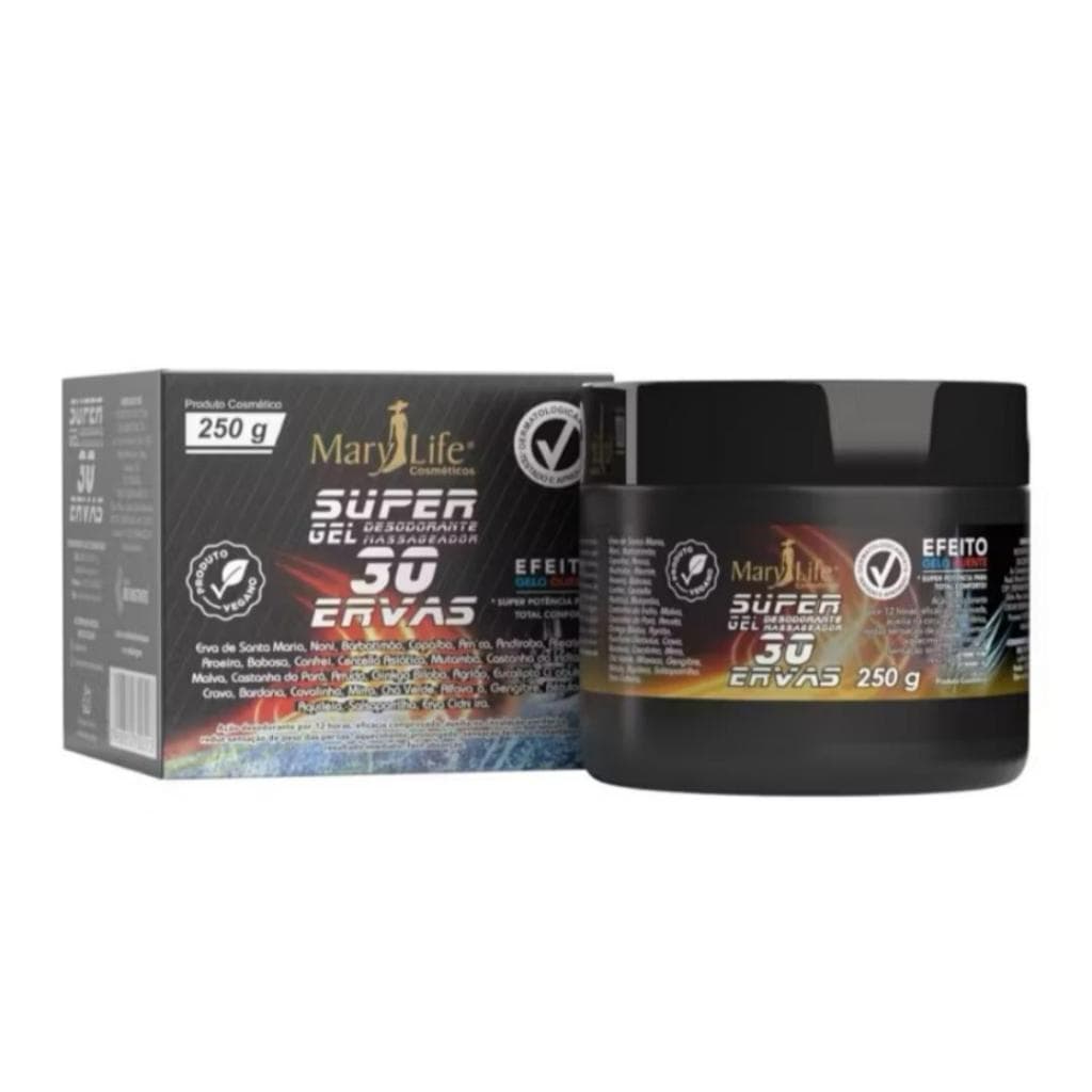 SUPER GEL 30 ERVAS – Alívio Imediato e Sensação Refrescante!