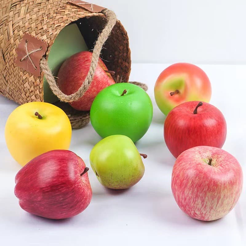 Nova Bolha Fruta Maçã Modelo Simulação Cobra Brinquedo Adereços Quente