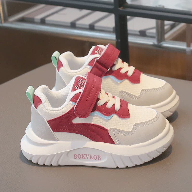 Meninas sapatos primavera outono novo estilo crianças sapatos esportivos de sola macia tênis do bebê respirável meninos