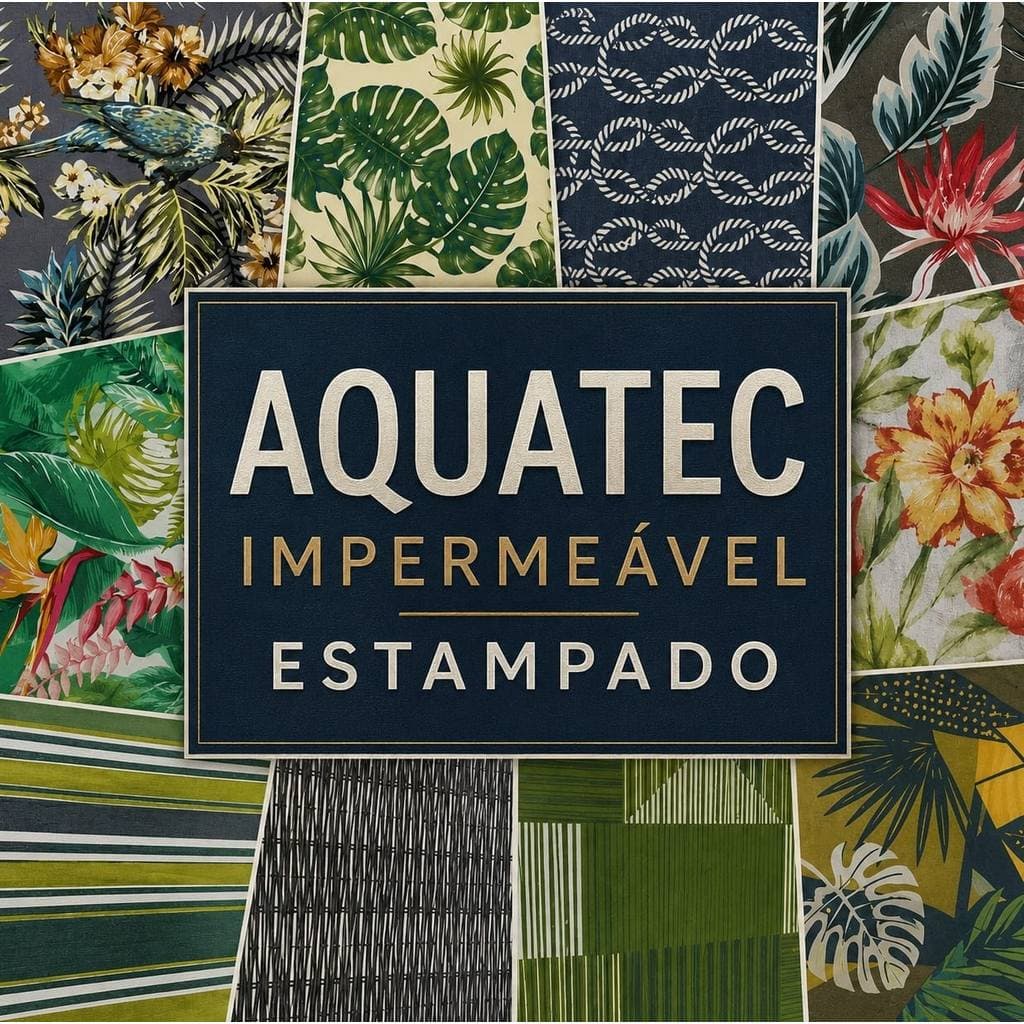 Tecido Acquatec Fiama Impermeável Área Externa Sofá Almofada Decoração