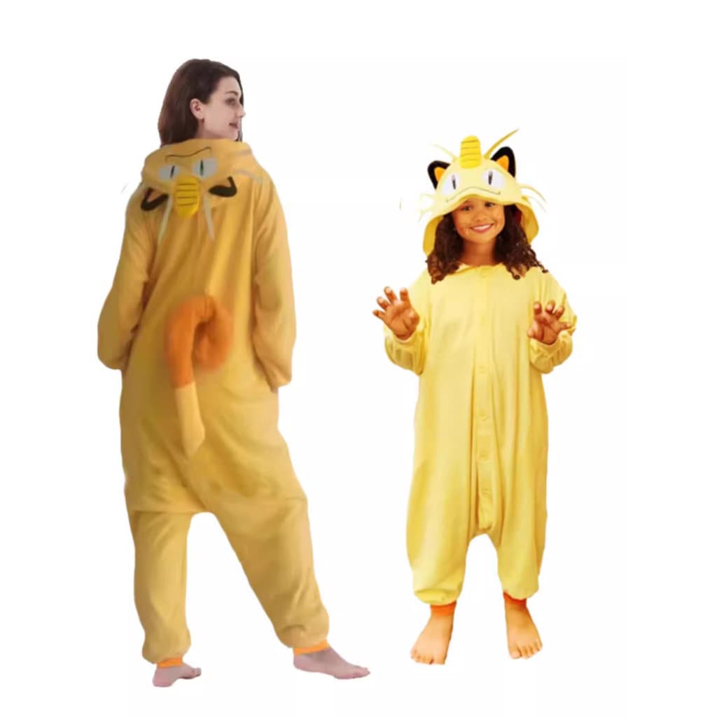 Novo Miauth Pijama Kigurumi De Uma Peça meow-Monstro Macacão Homewear Trajes Cosplay De Halloween