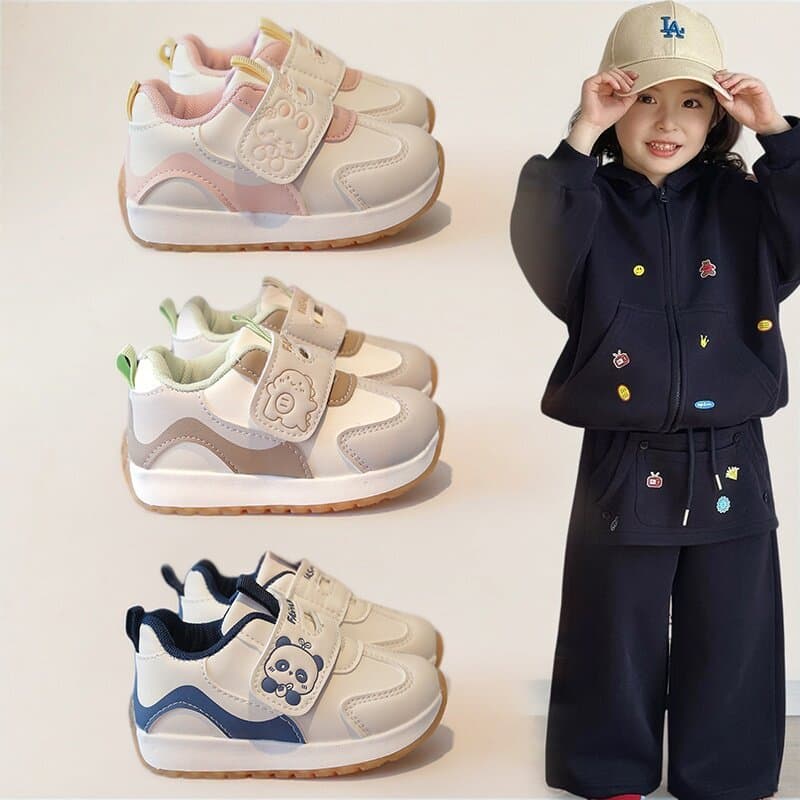 Crianças crianças sapatos esportivos meninos outono novo estilo do bebê da criança sapatos sola macia meninas leve moda