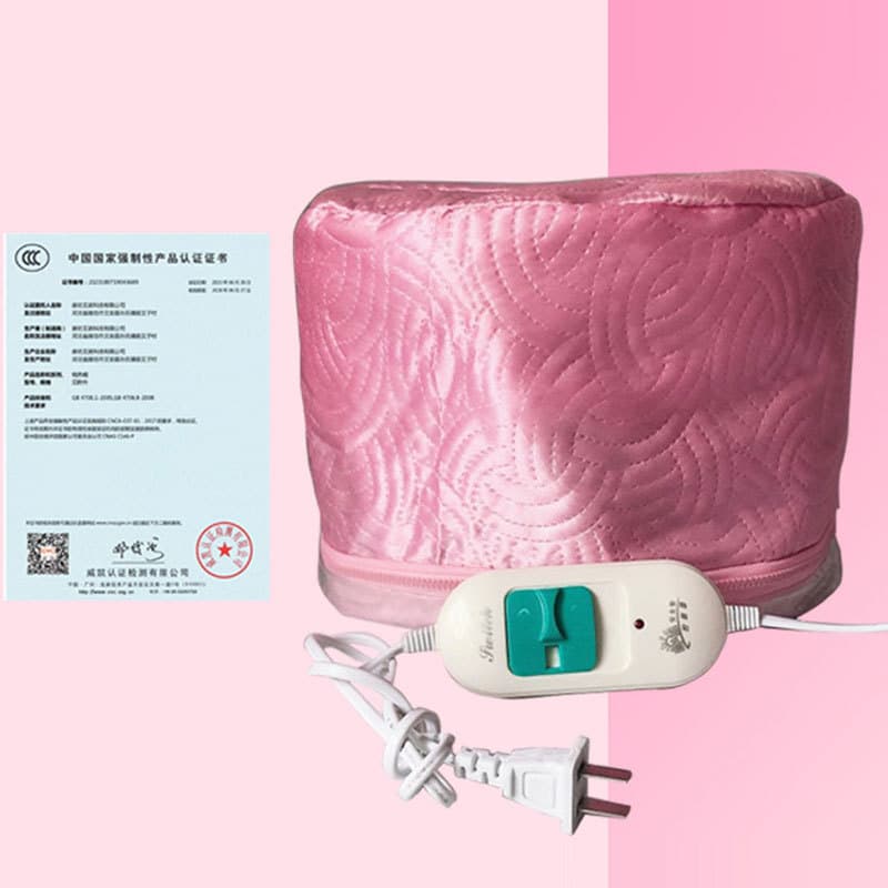 Touca térmica para salão de cabeleireiro para permanente e coloração, touca de óleo para cuidados com o cabelo uso